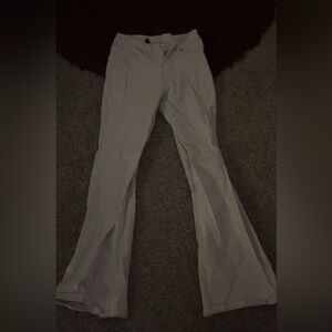 Stylish White Flared Pants